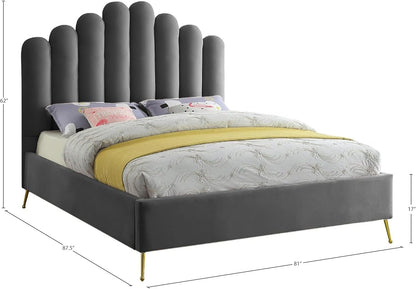 🌙 Bohemian Upholstered Platform Headboard – Stylish & Cozy Bedroom Accent ✨🛏️