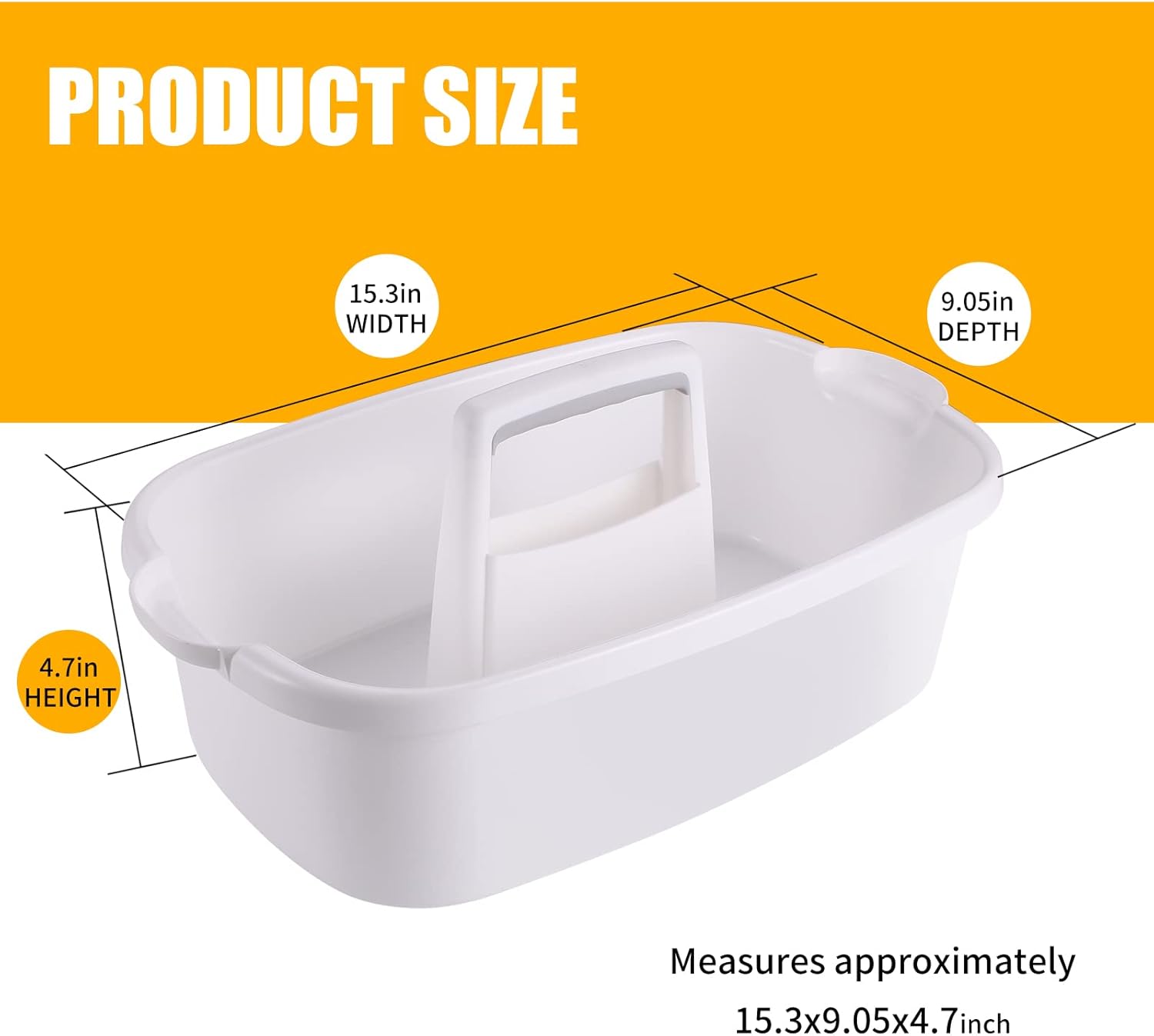 All-in-One Cleaning Caddy Organizer 🧽 | Ideal for Bathroom & Kitchen Storage 🧼✨
