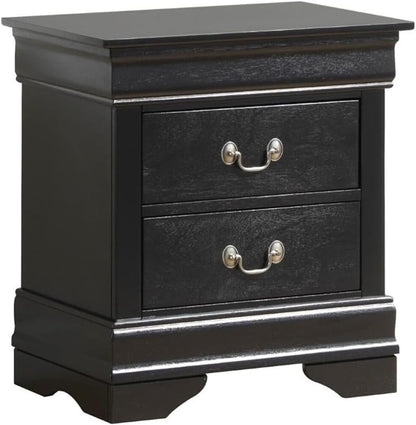 🌙 African Artistry Nightstand – Elegant & Stylish Cappuccino Finish 🪑✨