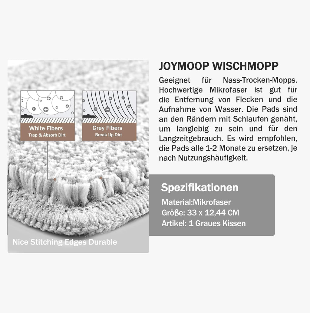 Flat Mop Head Replacement – Easy to Use 🧽✨