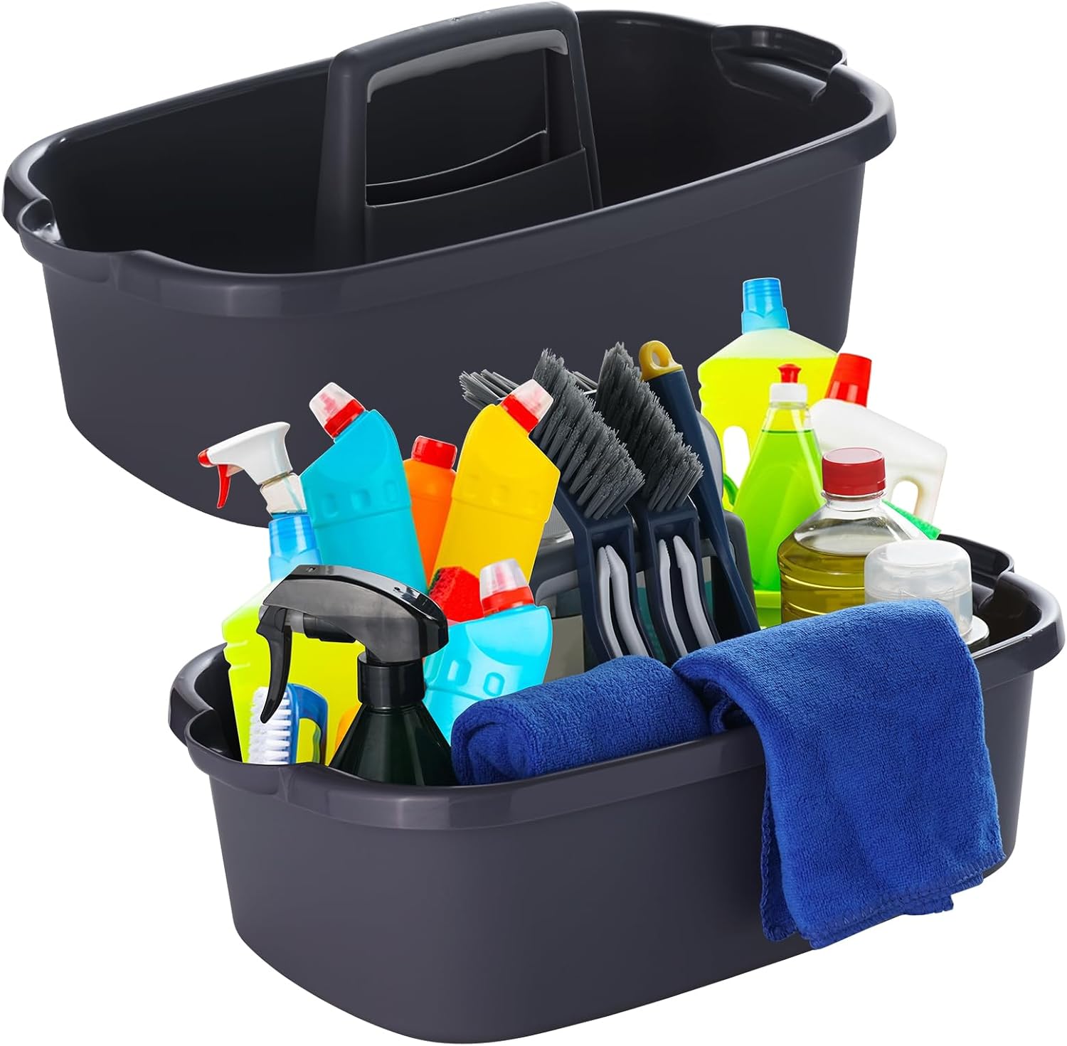 All-in-One Cleaning Caddy Organizer 🧽 | Ideal for Bathroom & Kitchen Storage 🧼✨