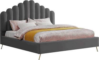 🌙 Bohemian Upholstered Platform Headboard – Stylish & Cozy Bedroom Accent ✨🛏️